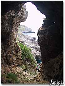 Grotta nei pressi di Porto Selvaggio