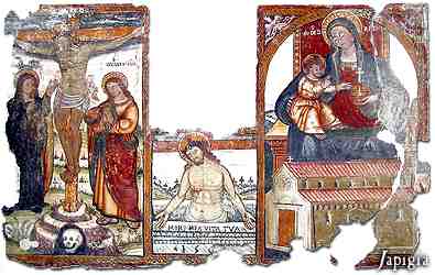 Gli affreschi della chiesetta di San Niceta
