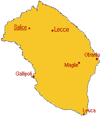 Salice Salentino: posizione geografica