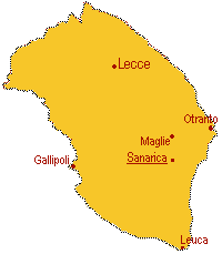 Sanarica: posizione geografica