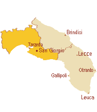 San Giorgio Ionico: posizione geografica